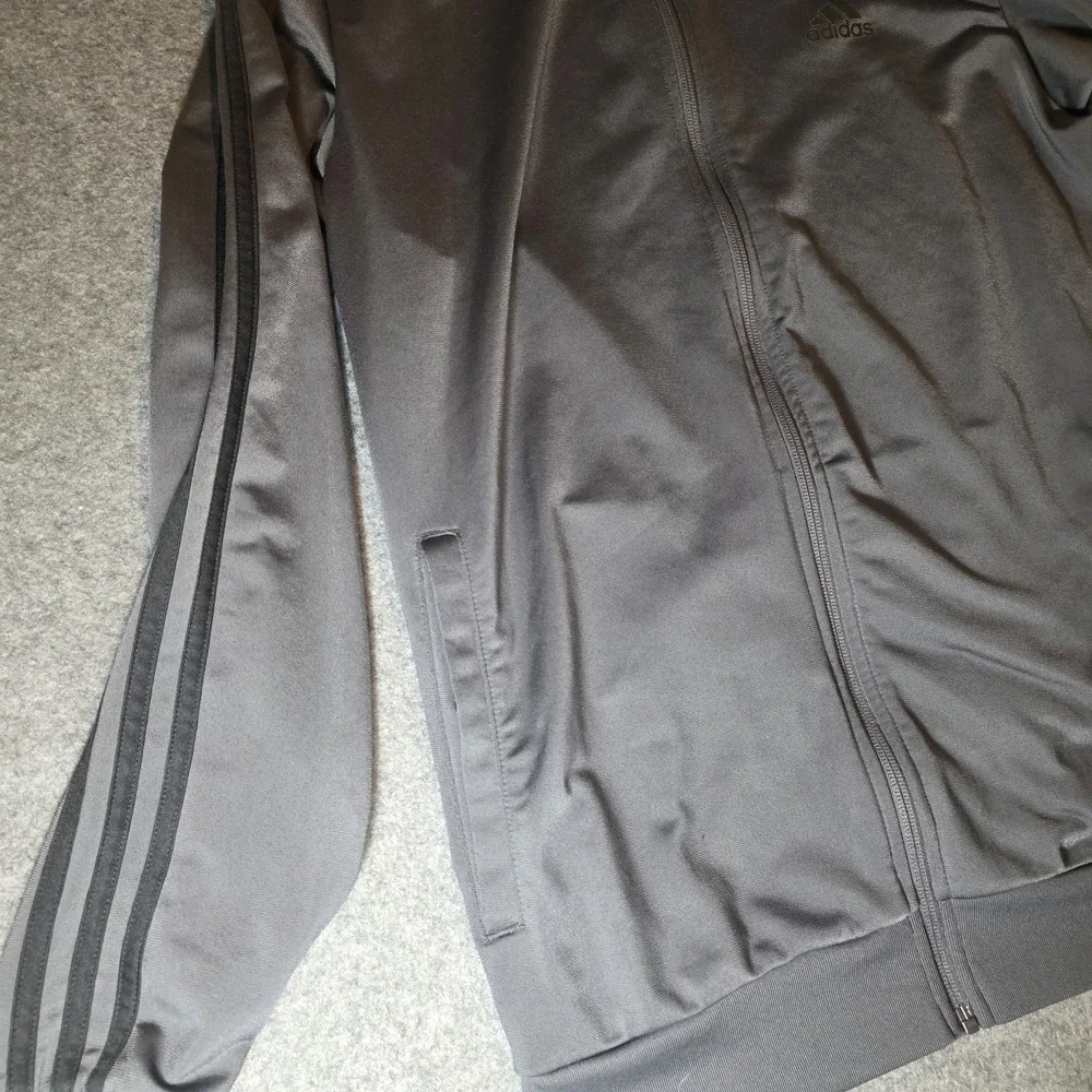 Adidas Essentials 3 Stripes Warm Up Track Jacket Large B1